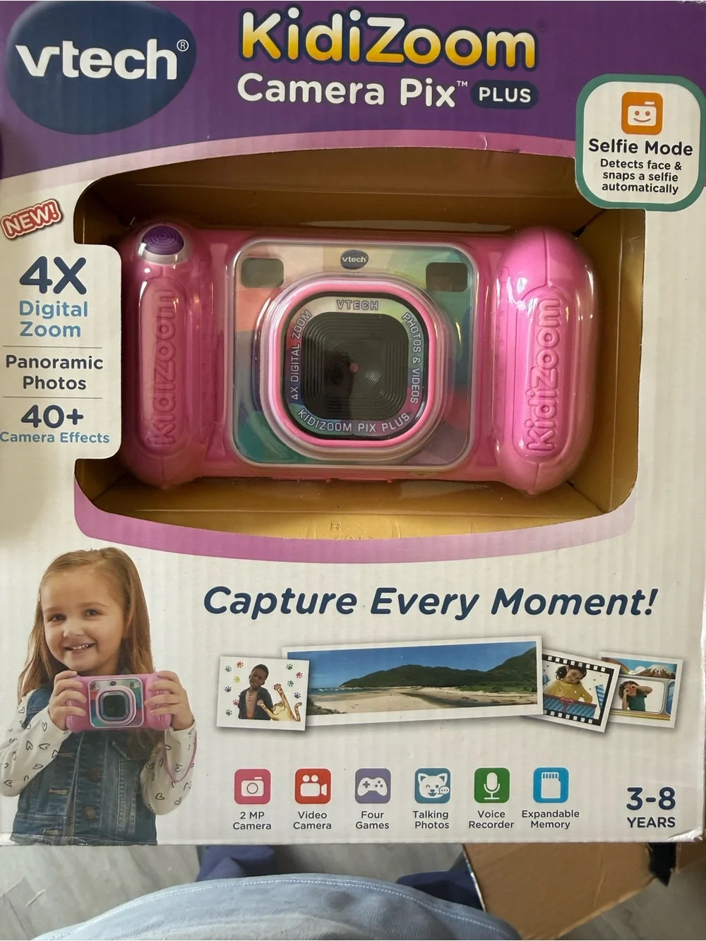 VTech KidiZoom Camera Pix Plus - Pink Kids Digital Camera